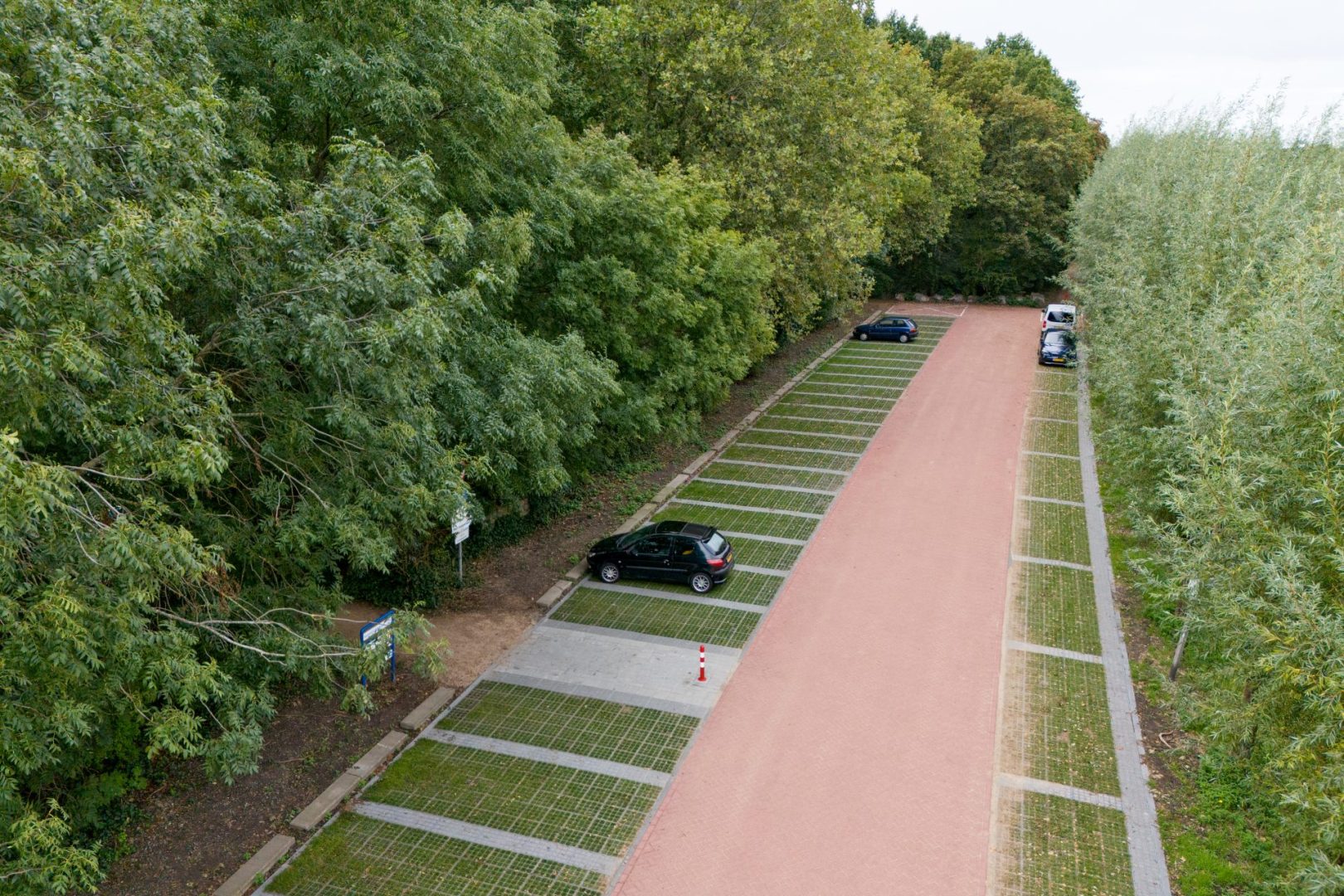 BVB Landscaping substraat funderingssubstraat drone Huebner Lee groene parkeerplaats Naaldwijk