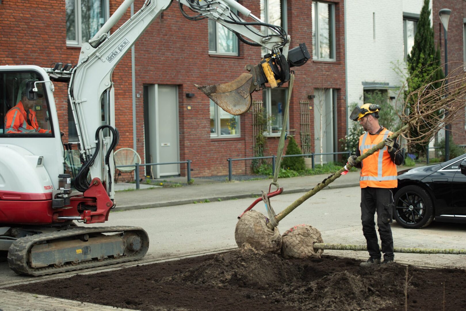 BVB Landscaping opwaarderen bodem aanplant bomen Nijmegen