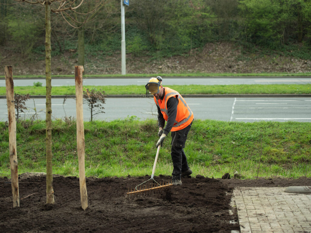BVB Landscaping opwaarderen gebiedseigen bodem Nijmegen Mauritssingel